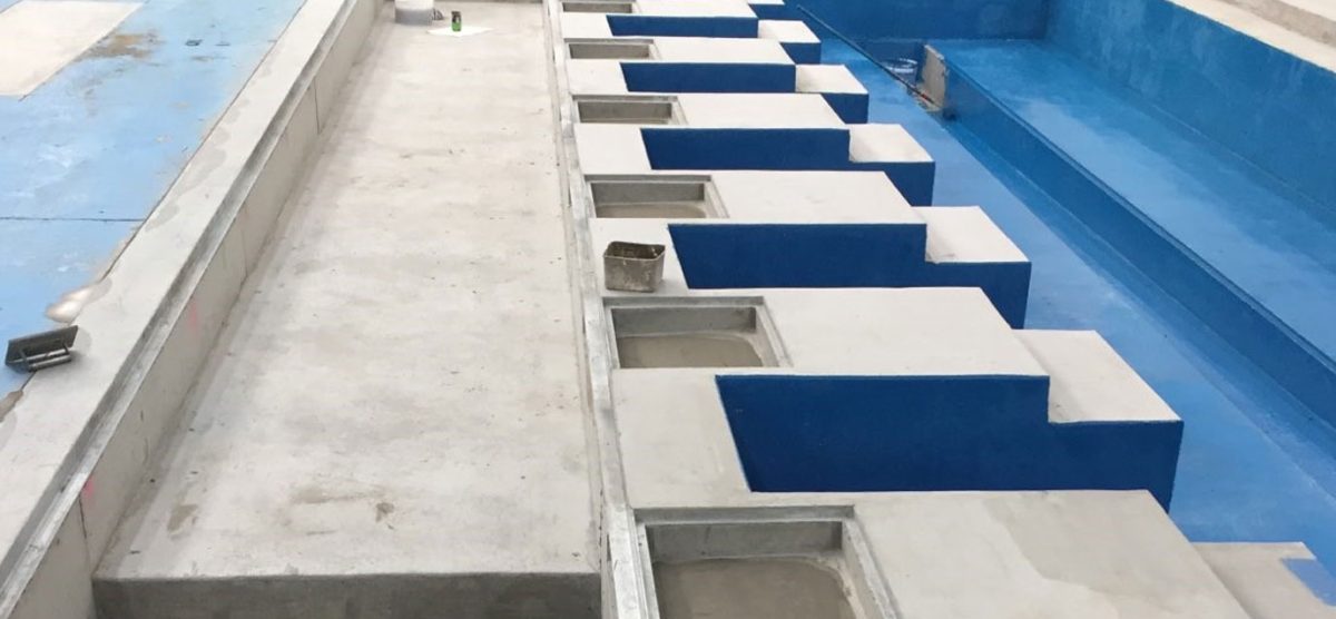 Piscina: Com um foco especial em durabilidade e resistência