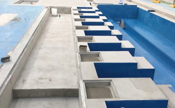 Piscina: Com um foco especial em durabilidade e resistência